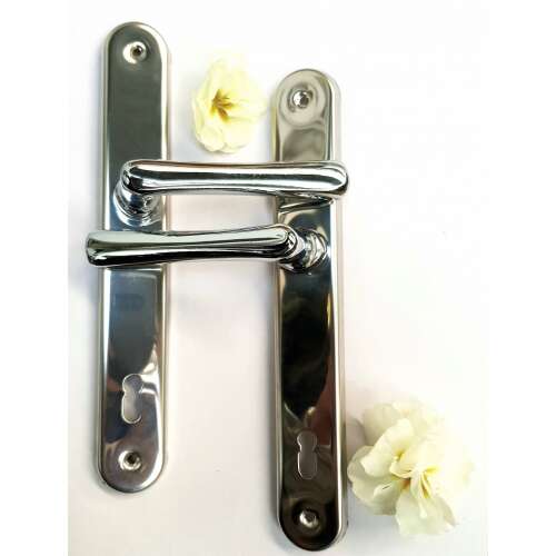 Nosztalgia Fényes Króm 88 mm BB door handle, chrome finish