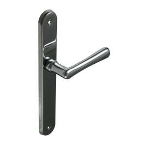 Nosztalgia Fényes Króm 90 mm PZ door handle, chrome finish - Gomboss Door Knobs & Handle