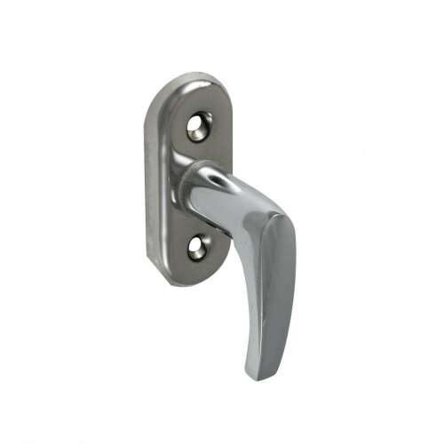 Chrome L-shaped window handle