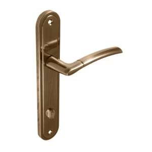 Figo Antik door handle with brushed finish, 88 mm, for interior doors - Door
