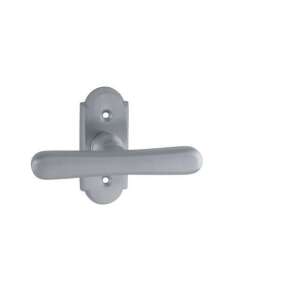 OLASZ ALT WIEN Satin Chrome T-shaped Door Handle - Open shutter