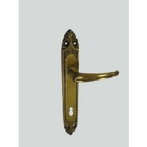 Barokk antique door handle with brushed surface, 90 mm PZ - Gomboss Door Knobs & Handle