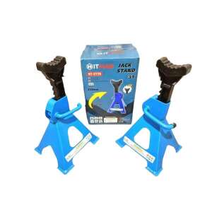 Hitman HT-6728 3 ton jack stand, pair of blue jack stands for car repair, automotive jack stands - Lift