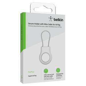 Belkin Secure Holder w Wire Cable - Airtag - Alb 92584274 Dispozitiv inteligent de localizare