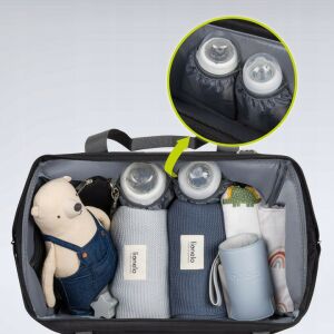 Lionelo Ida Babakocsi Táska - Fekete Onyx