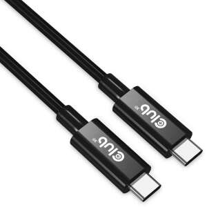 Club3D USB4 Gen3x2 Type-C bidirektionales Kabel 8K60Hz oder 4K120Hz, Datenübertragung 40 Gbps, PD 240W(48V/5A) EPR M/M 3m, schwarzes Kabel - Club3D