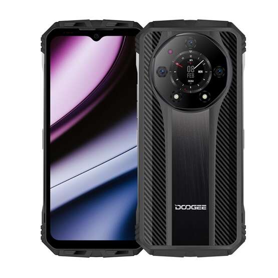 Doogee s110 256gb 12gb ram dual sim mobiltelefon, fekete