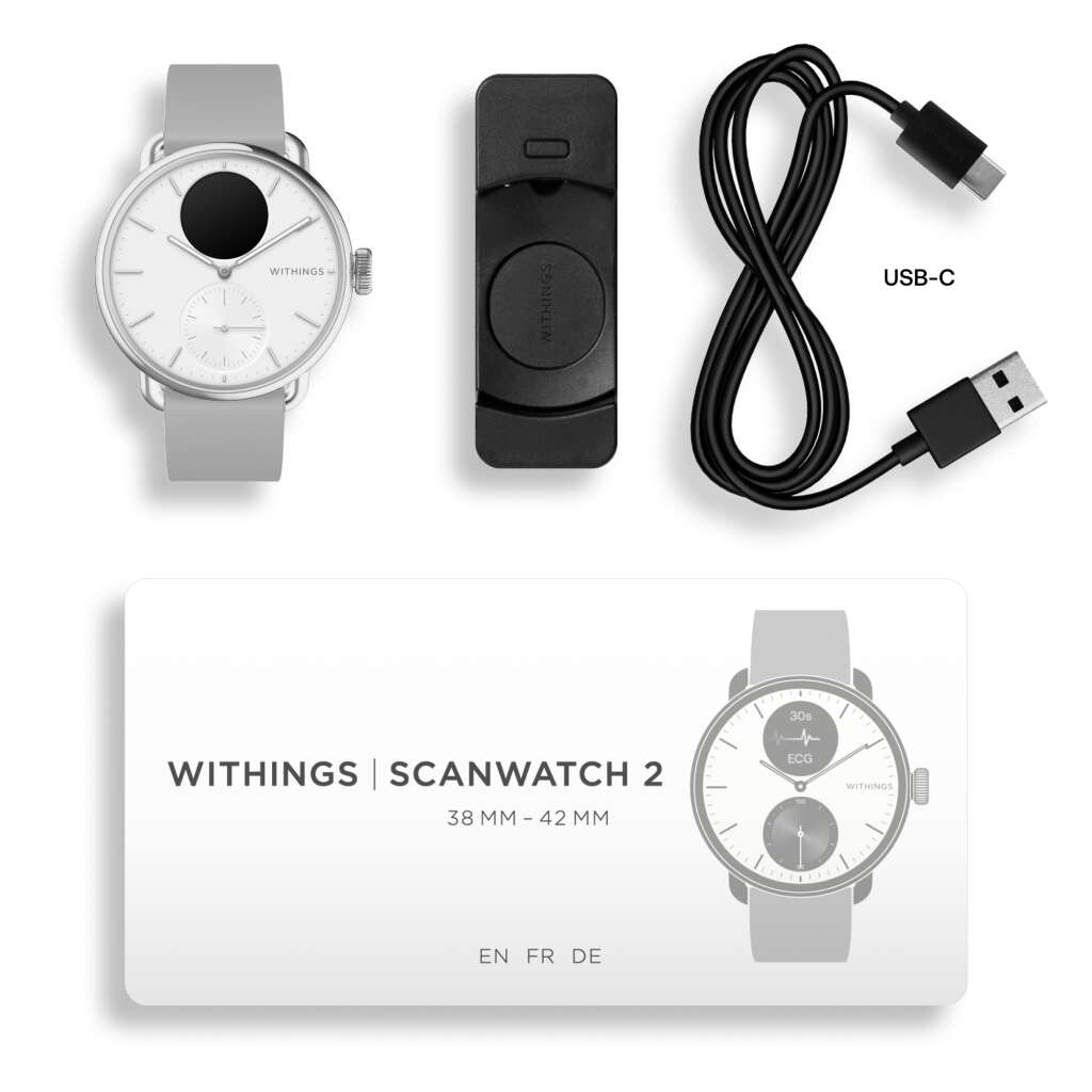 Withings Scanwatch 2 / 38mm (Activity, Sleep Tracker, ECG, Temper...