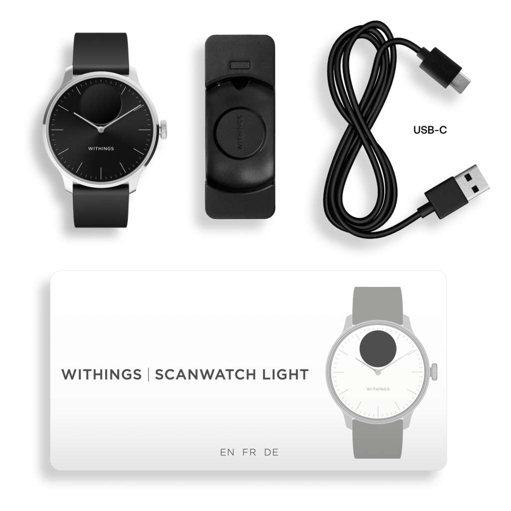 Withings scanwatch light / 37mm (activity, sleep tracker / stainl...