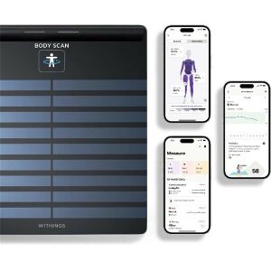 Withings Body Scan okos mérleg, testösszetétel elemzés a telefonos applikációban - Withings