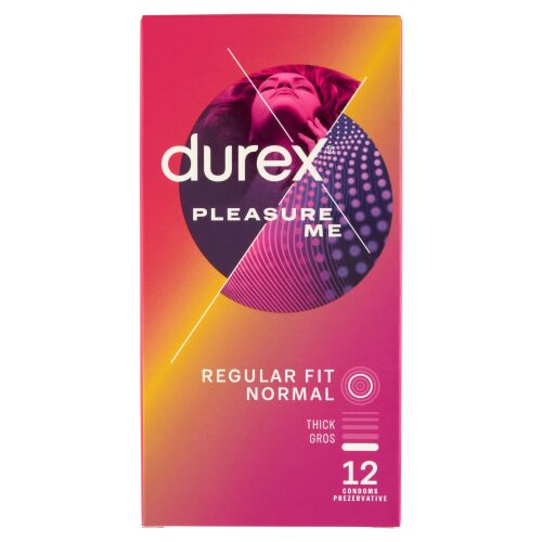 Durex Pleasure Me - prezervative texturate și cu puncte (12 buc) 126853494
