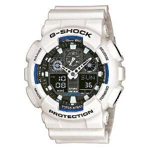 Casio G-Shock GA-100B-7AER white digital analog watch - Men's Watch