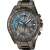 Casio Edifice férfi karóra rozsdamentes acél szíjjal, szürke számlappal kék akcentusokkal