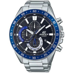 Muški sat Casio Edifice EFV-620D-1A2VUEF s narukvicom od nehrđajućeg čelika - Za frajera