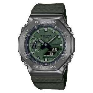 Мъжки часовник Casio G-Shock GM-2100B-3AER със зелен циферблат и черен безел - Casio
