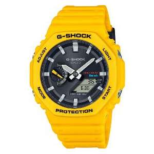 G-Shock GA-B2100C-9AER żółty zegarek cyfrowy analogowy - Casio Zegarek męski