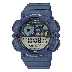 Casio WS-1500H-2AVEF Herren-Digitaluhr mit blauem Resin-Armband