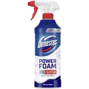 Domestos Power Foam Toilet and Bathroom Cleaner, Arctic Fresh, 435ml - Cleaning Product