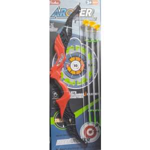 Yisha Archer toy bow and arrow set with target, 3 arrows, for kids ages 3+ - Nonbrand Interactive Kids' Toy