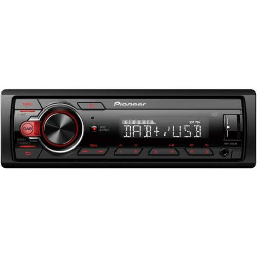 Pioneer MVH-130DAB 1-DIN autórádió DAB+-szal, USB-vel és Android kompatibilitással