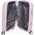 Inside view of ZigZag pink hard-shell suitcase, 75cm x 48cm x 28cm, large size