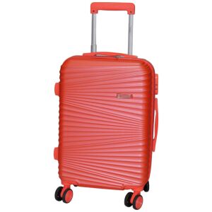 ZigZag Neon Coral Medium Hardshell Suitcase 65cm - Front View - Dressing Accessory
