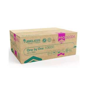 Toalettpapír 2 rétegű V hajtogatású 265 lap/csomag 40 csomag/karton Tubeless hófehér 92605570