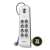 Belkin túlfeszültségvédő elosztó, 8 aljzat, 2xUSB2.0 2.4A, 900J, 2m kábel, BSV804ca2M 172159639