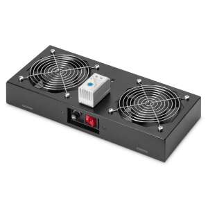 Digitus Roof vent. unit, wall mounting cabinets DN-19 FAN-2-WM-T-SW 92616411 - Digitus