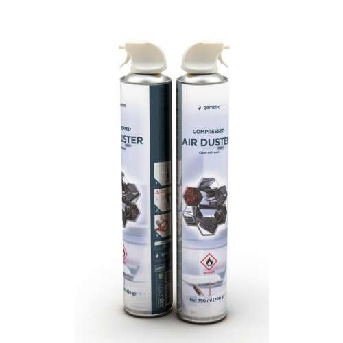 Gembird Druckluftspray 750ml, Computer Reinigungsspray