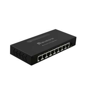 LevelOne GEU-0822 8 portos Gigabit switch, fekete, fém ház, 8 Gigabit Ethernet port, 10/100/1000 Mbps - LevelOne