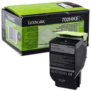 Lexmark 702HK Black Toner Cartridge - Office Supplie & Stationery