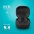 Kicsi és kompakt Lamax Clips1 ANC Bluetooth 5.3 fülhallgató töltőtokban