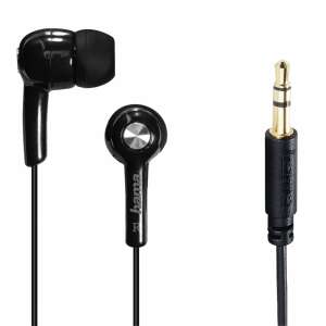 Hama INEAR EP Stereo slúchadlá čierne, 3,5 mm jack, káblové slúchadlá