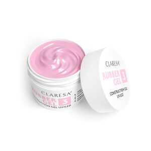 Claresa Rubber Gel 3 építőzselé 12g hideg rózsaszín 133290274 - Künstliches Nagelgel