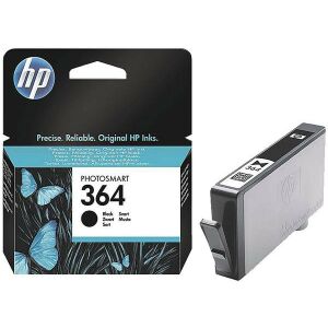 HP 364 Black Ink Cartridge CB316EE with Cartridge - Printer supply