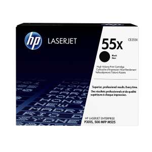 HP LaserJet CE255X (55X) Black Toner Cartridge - Computers and Accessory