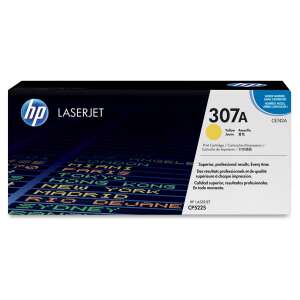 HP 307A Yellow LaserJet Toner Cartridge CE742A - Computers and Accessory
