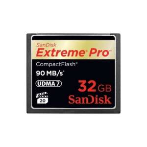 Pamäťová karta SanDisk Extreme Pro CompactFlash, 32GB, rýchlosť čítania 90MB/s, UDMA 7 - SanDisk