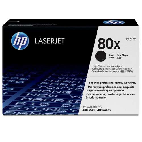 HP LaserJet Pro 400 M401, M425 seria czarny toner CF280X (80X)