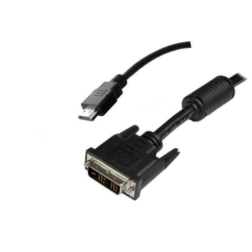 DVI-D to HDMI adapter cable, 2 meter, black, single link