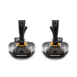 Thrustmaster T-16000M FCS Space Sim Duo Joystick, čierny, dva joysticky, pohľad spredu - Počítače a doplnky