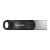 SanDisk iXpand Flash Drive Go 256GB, Dual Connector USB and Lightning