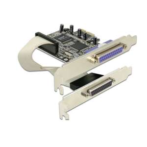 DeLock PCI Express x1 kártya 2x párhuzamos porttal - PCI hálózati kártya