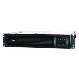 APC Smart-UPS LCD 750VA UPS, SMT750RMI2UC, negru, vedere din față - APC
