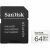 SanDisk 64GB High Endurance microSDXC-Karte und SD-Adapter