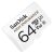 Nahaufnahme der SanDisk 64GB High Endurance microSDXC Karte