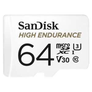 Pamäťová karta SanDisk 64GB High Endurance microSDXC - Foto, video a optika
