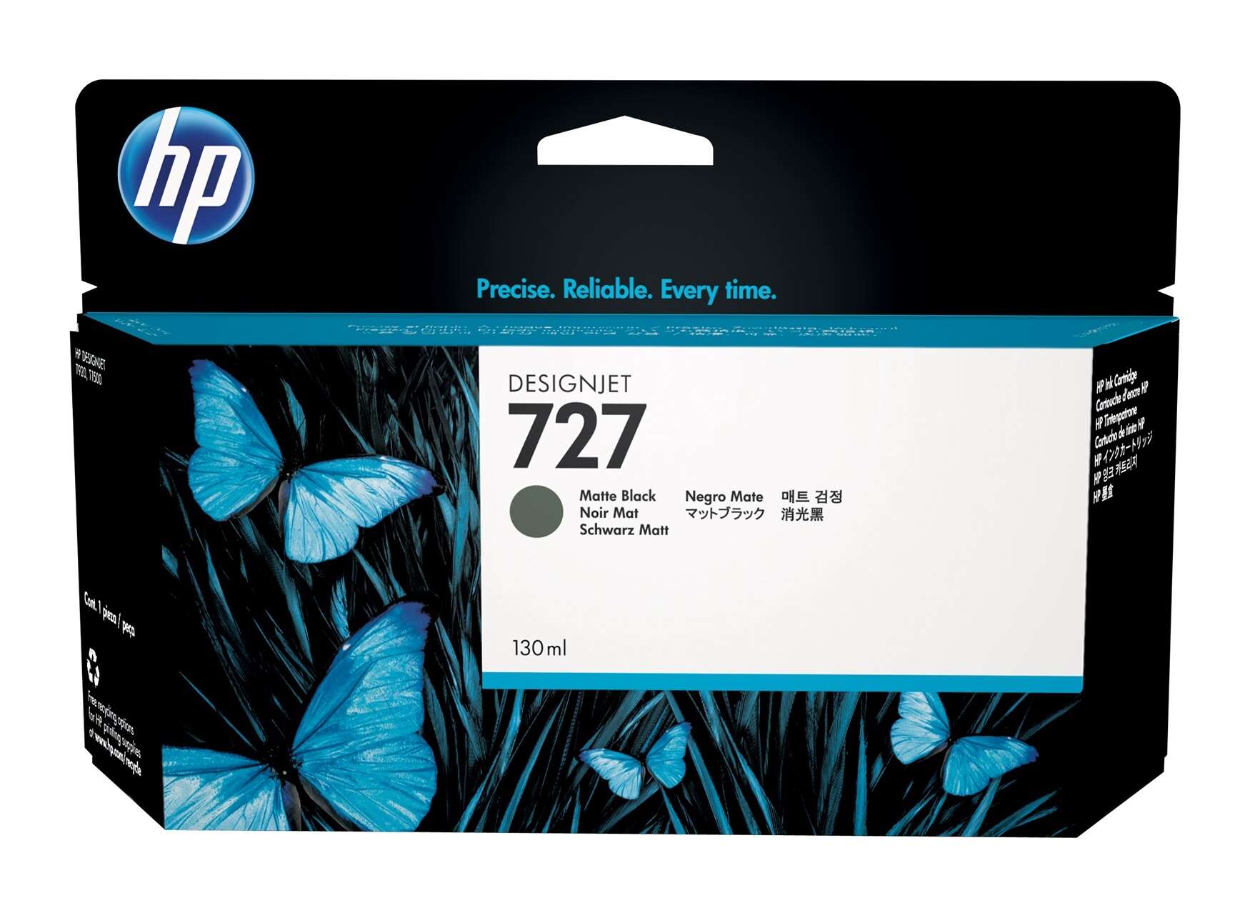 HP DesignJet 727 Matt Fekete Tintapatron - 130 ml