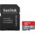 SanDisk Ultra 256GB microSD card with adapter